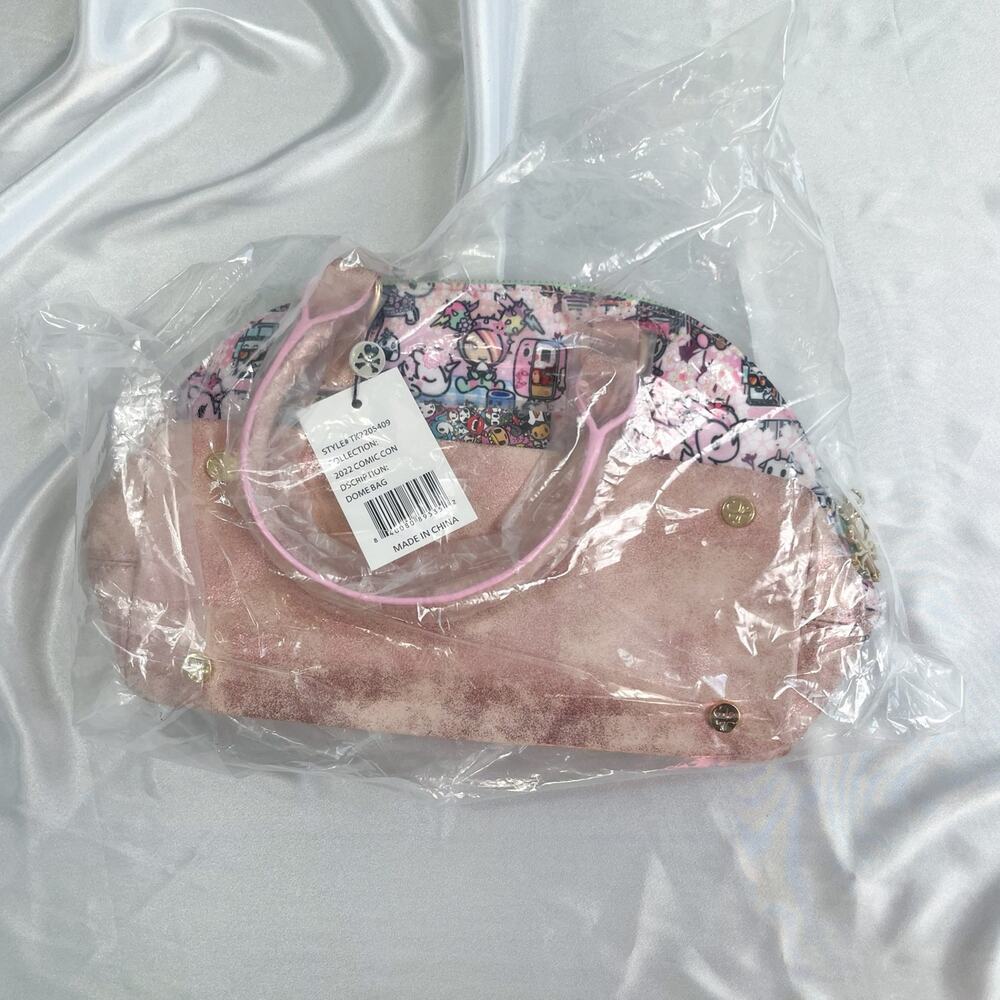 Tokidoki Hanami Picnic Dome Bag Pink Kawaii Purse SDCC 2022 Cherry Blossom NWT - Picture 8 of 9